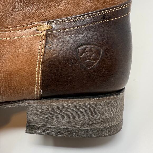 Ariat Paragon Riding Boot Brown Leather Knee-High Boots Women's 7.5B Leather EUC - Picture 3 of 16